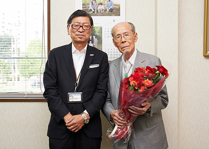 HDS田良尾社長と富士精版印刷石川会長