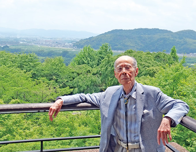 大山崎山荘美術館から三川合流を望む石川忠